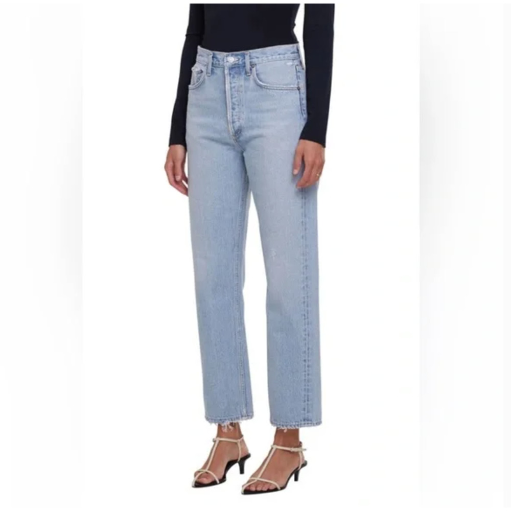 AGOLDE 90’s mid rise loose fit jeans semi-tropic 25 NWT